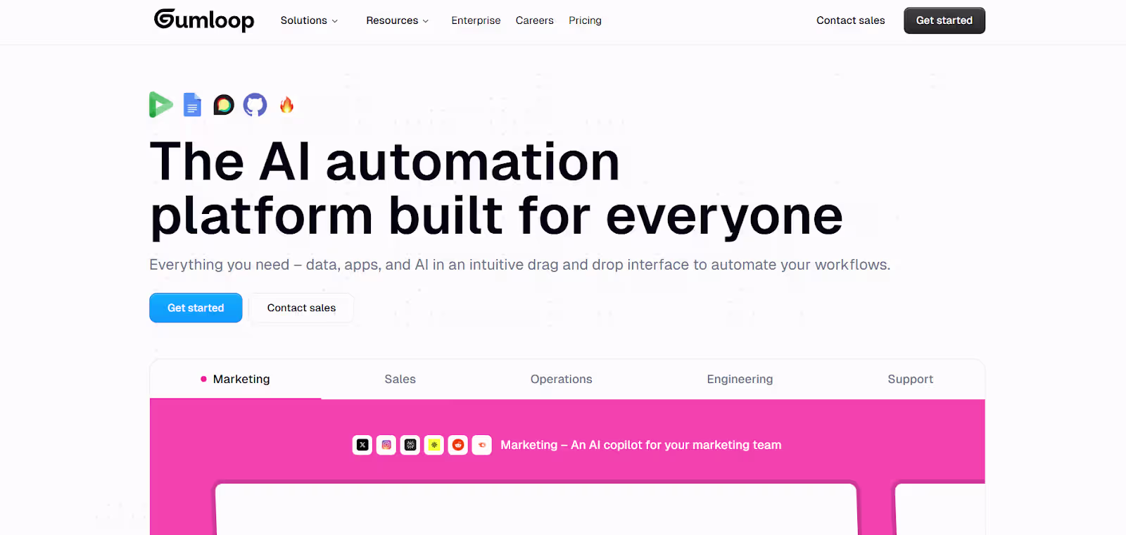 Gumloop no code AI agent builder platform