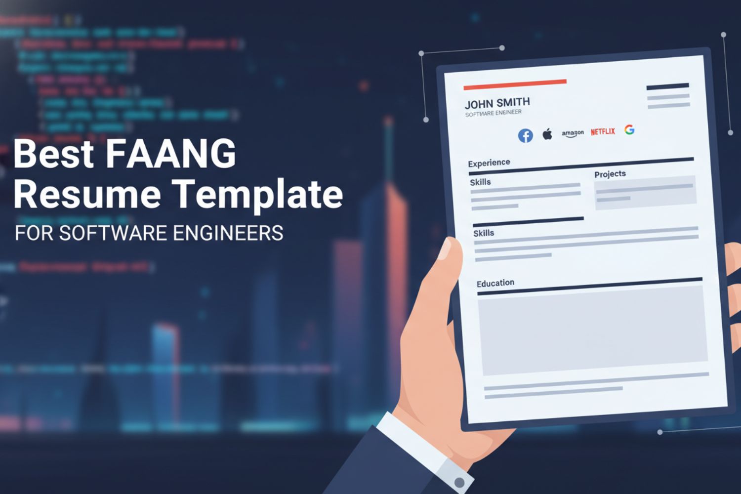 Best FAANG Resume Template for Software Engineers