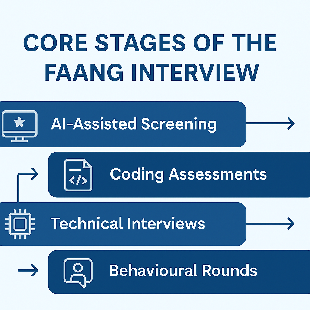 Stages of FAANG interview preparation in the AI era 