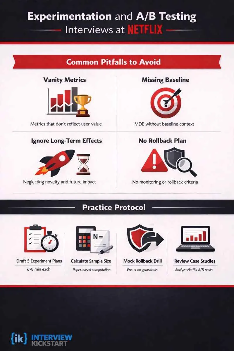 experimentation and A/B testing at Netflix