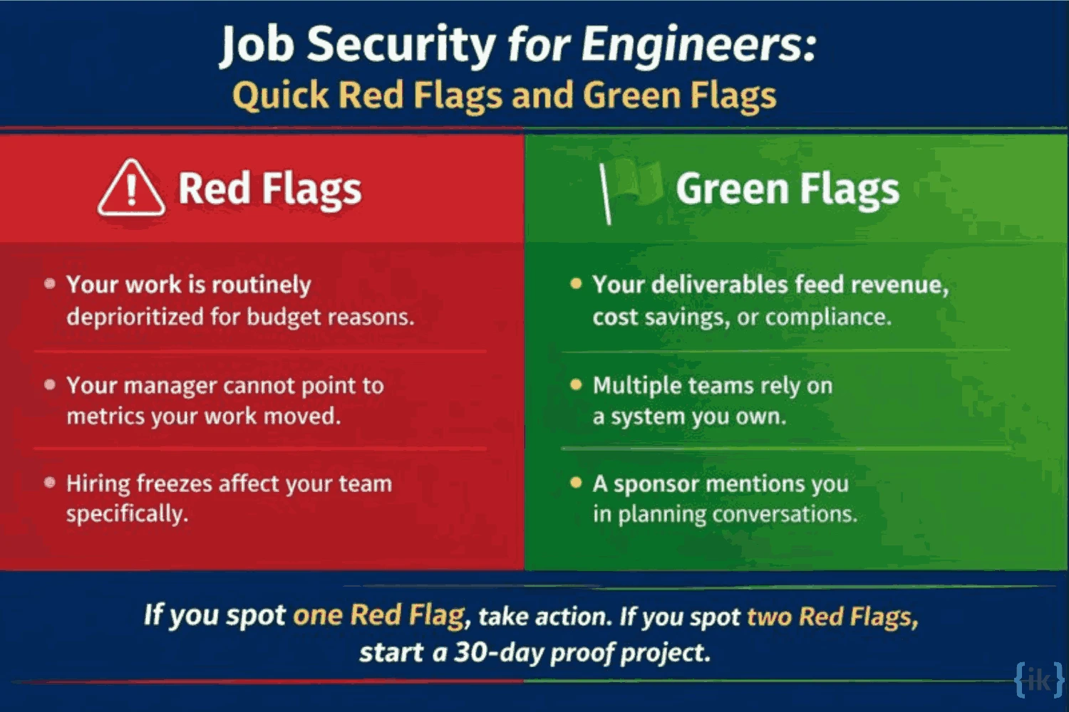 What does job stability mean for engineers