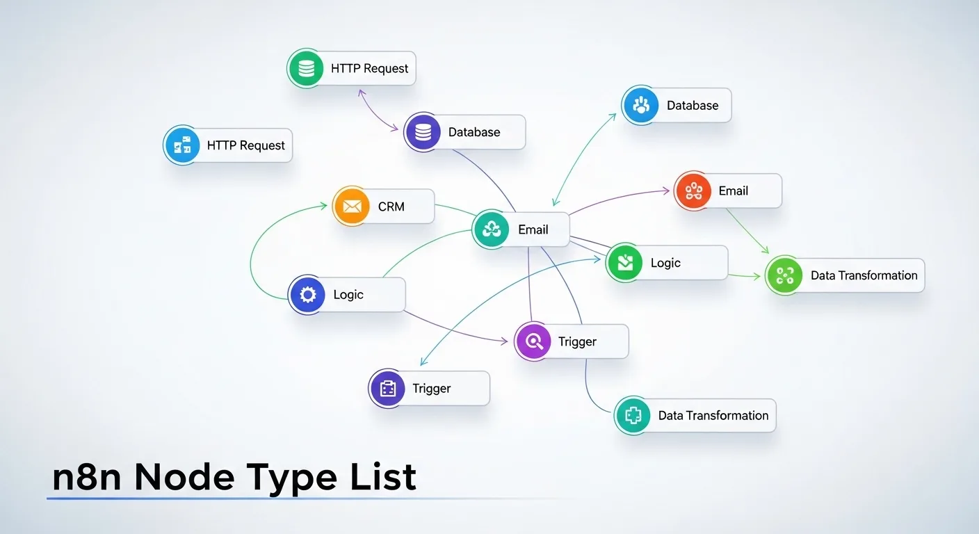 n8n node type list