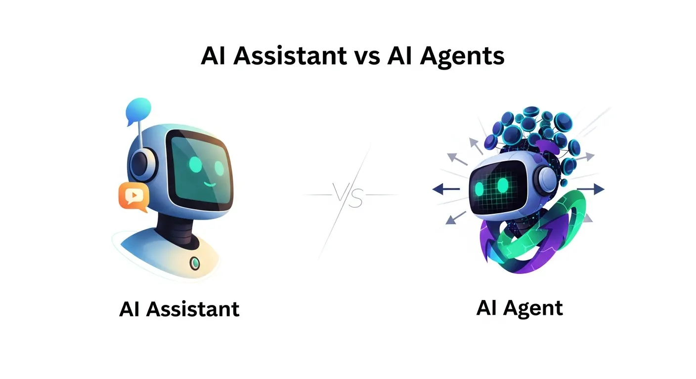 AI Assistant vs AI Agents